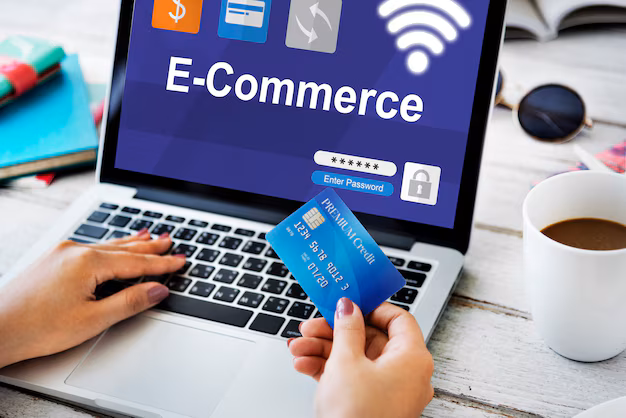 E-commerce Professional working