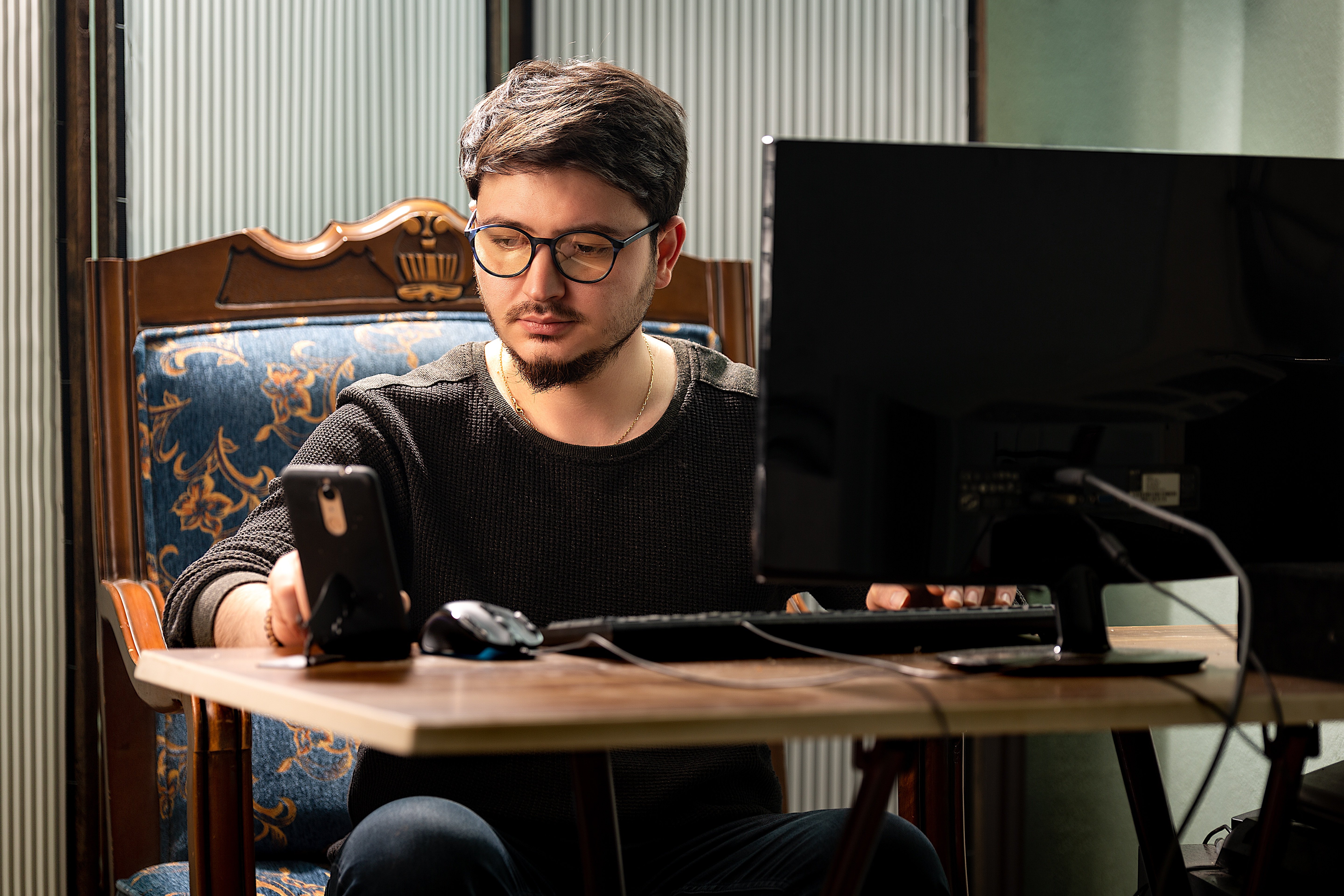 IT Professional working